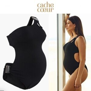 CACHE COEUR Maternity Bayside One-Piece Cutout Swimsuit S 175$